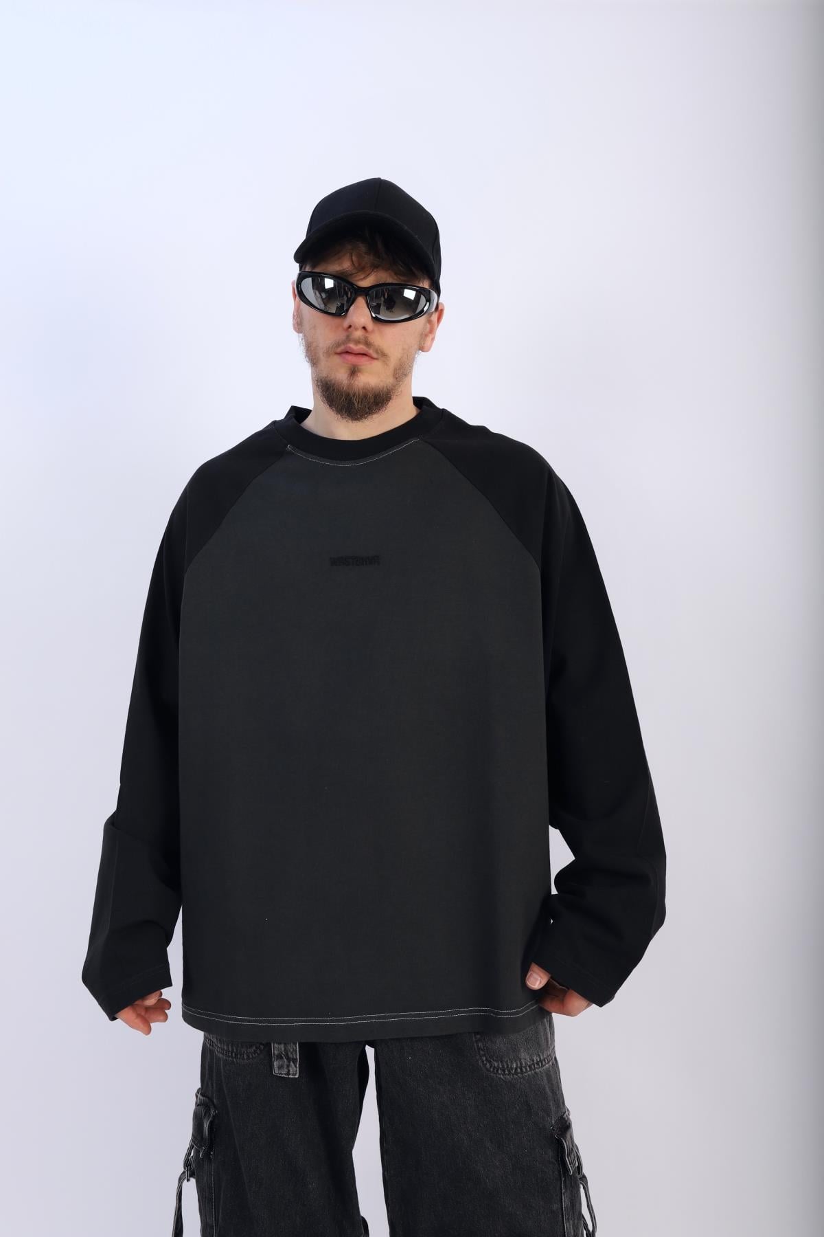 Wrstbhvr Füme Oversize Sleeved Tshirt T884
