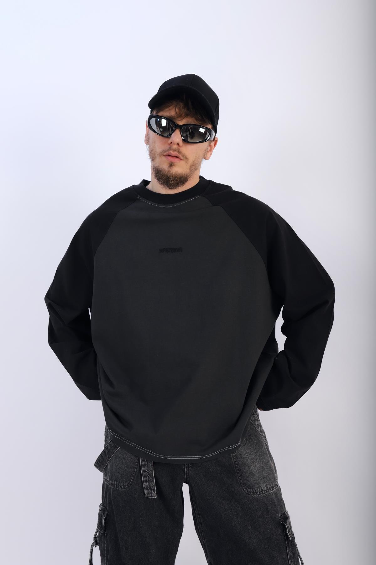 Wrstbhvr Füme Oversize Sleeved Tshirt T884