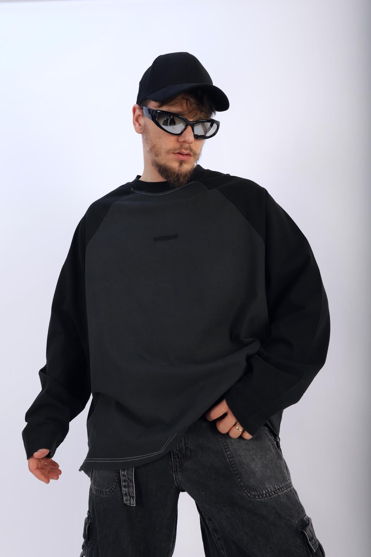 Wrstbhvr Füme Oversize Sleeved Tshirt T884