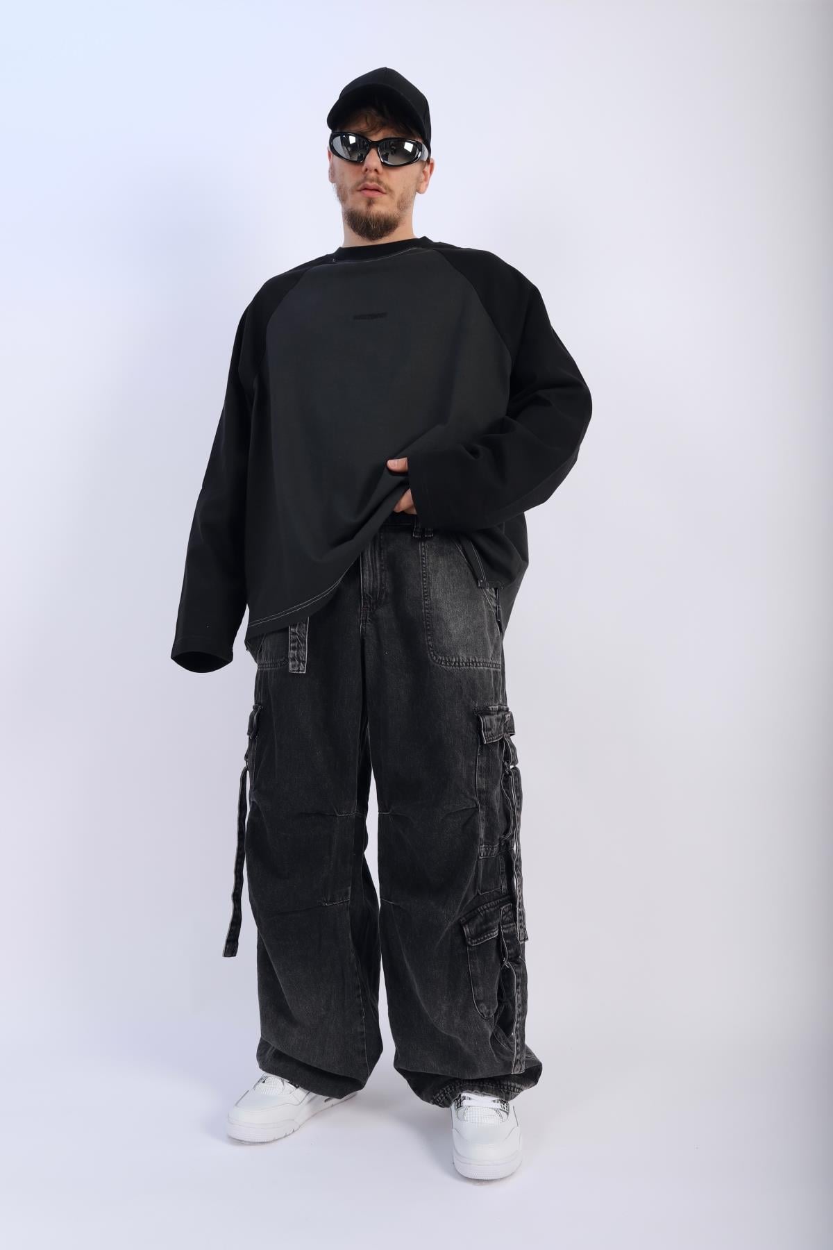 Wrstbhvr Füme Oversize Sleeved Tshirt T884