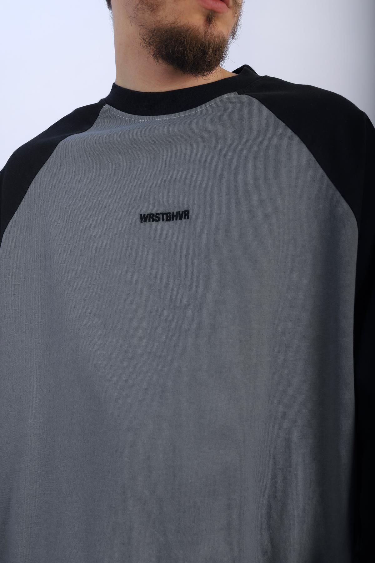 Wrstbhvr Mavi Oversize Sleeved Tshirt T885