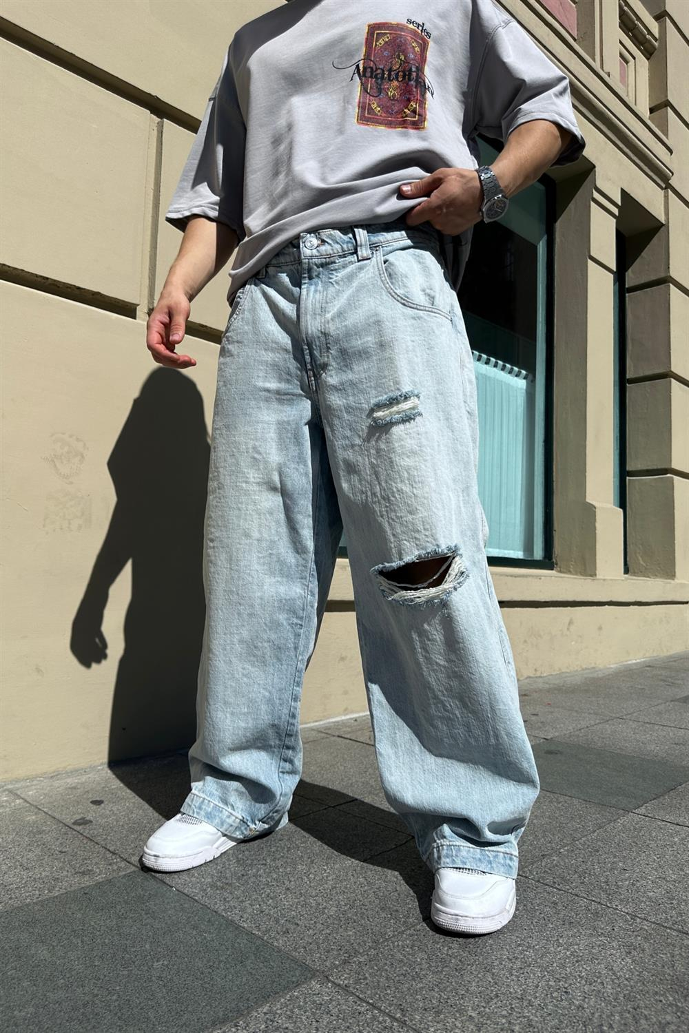 Yırtık Detay Bdg Jean Pantolon P725