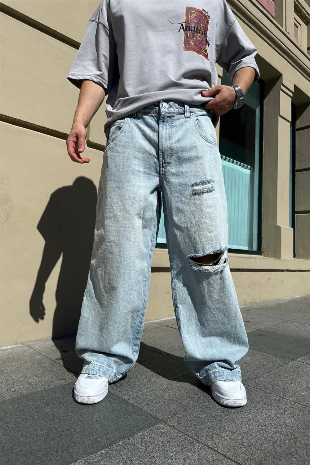 Yırtık Detay Bdg Jean Pantolon P725