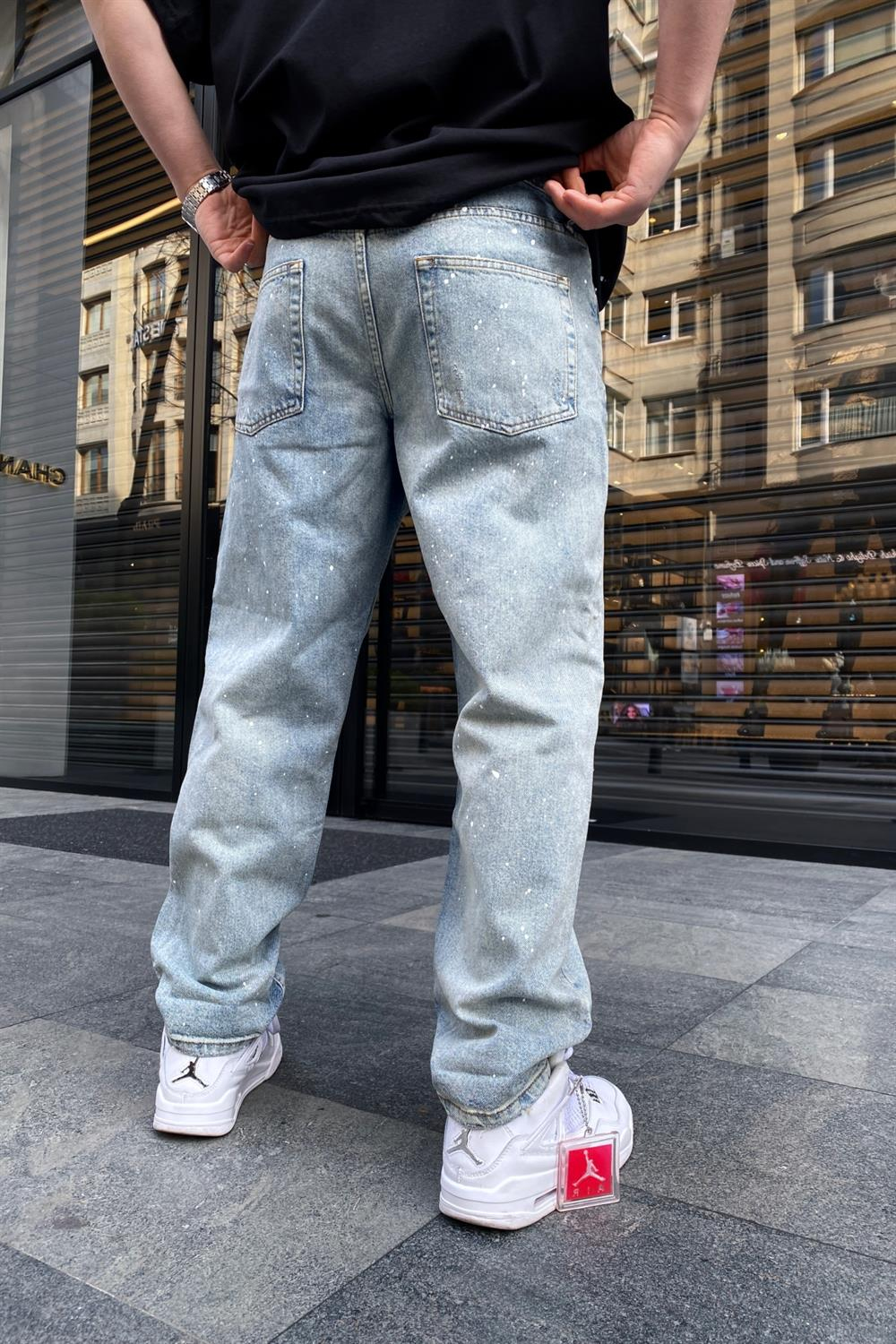 Yırtık Diz Yıkamalı Jean Pantolon P600