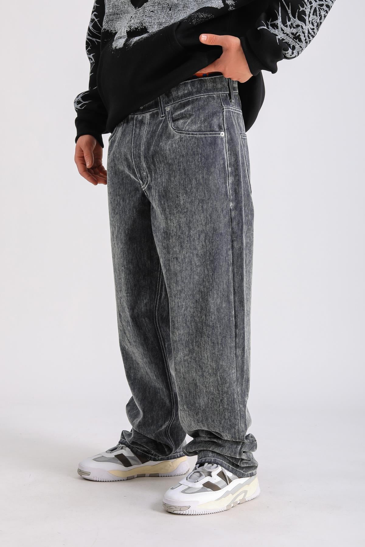 Zr Acid Wash Jean Pantolon P1050