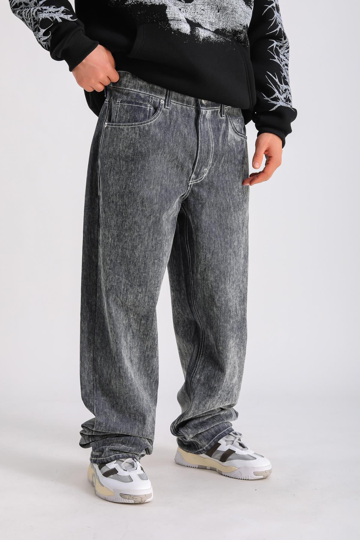 Zr Acid Wash Jean Pantolon P1050