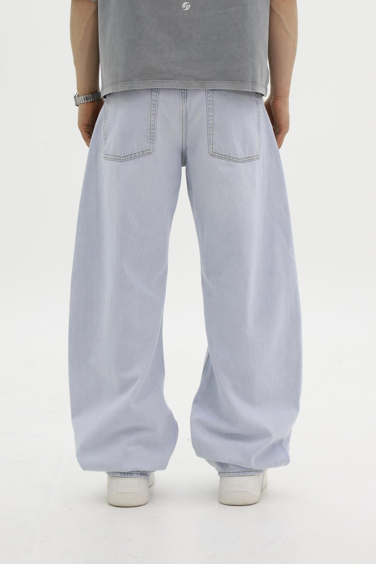 ZR Açık Mavi Baggy Jean Pantolon