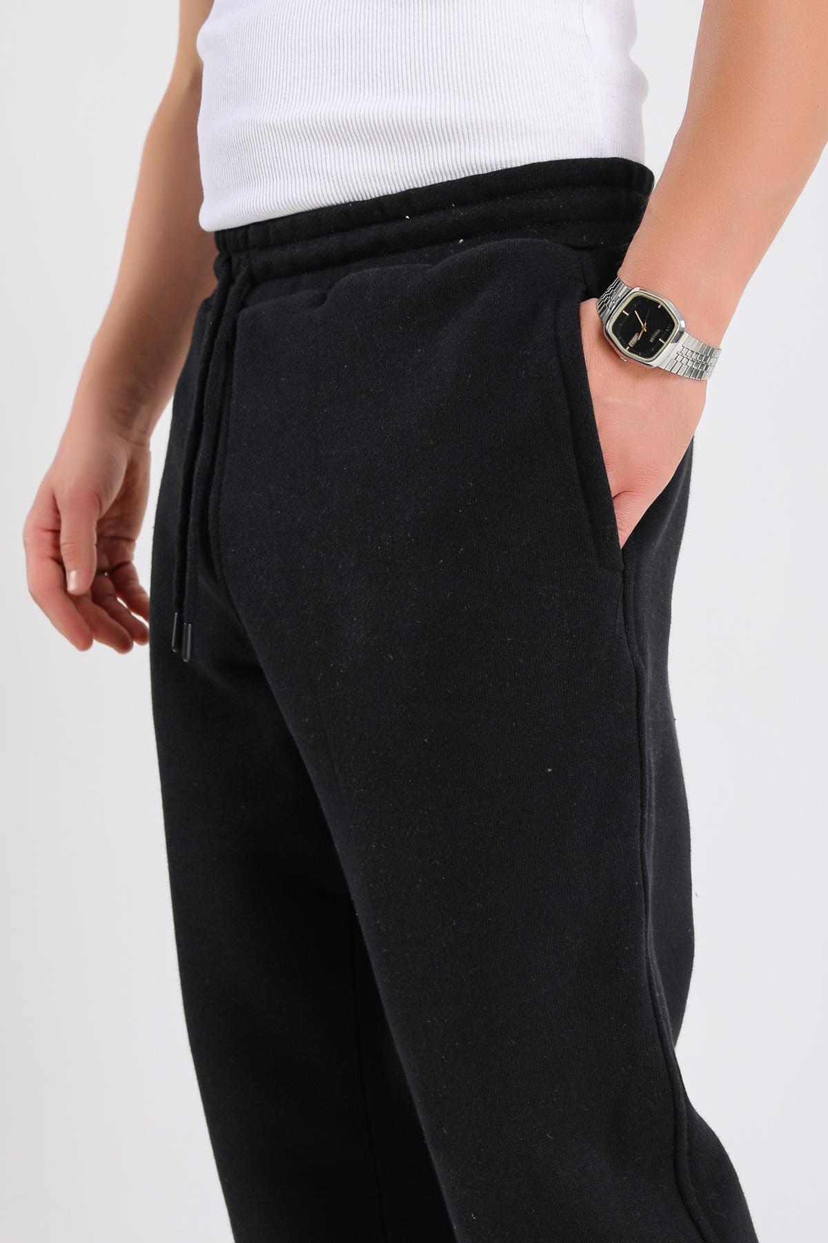 Zr Siyah Dokulu Basic Eşofman ESF542