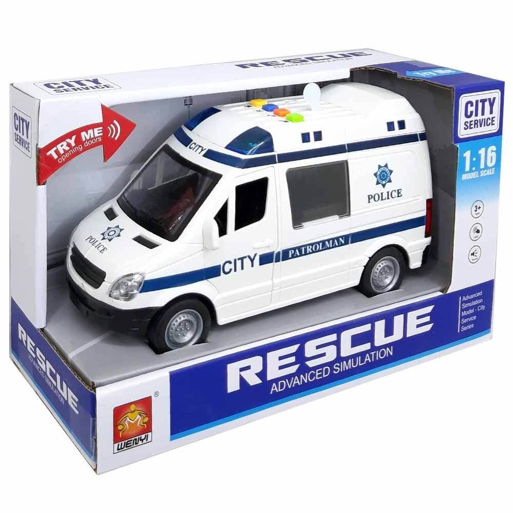 Ambulans Büyük Sesli Işıklı KZL-WY590A-Oyuncak Ambulans