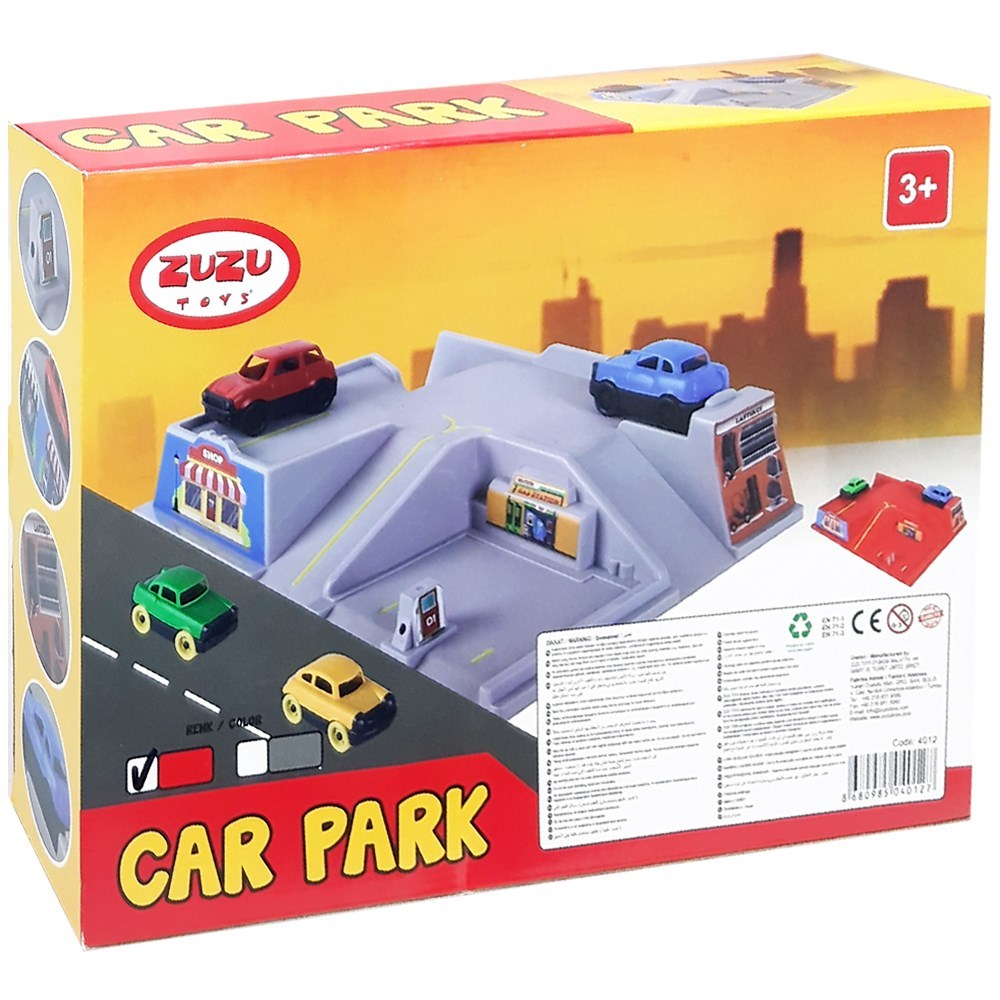 Arabalı Otopark Seti 4012-Garaj Setleri