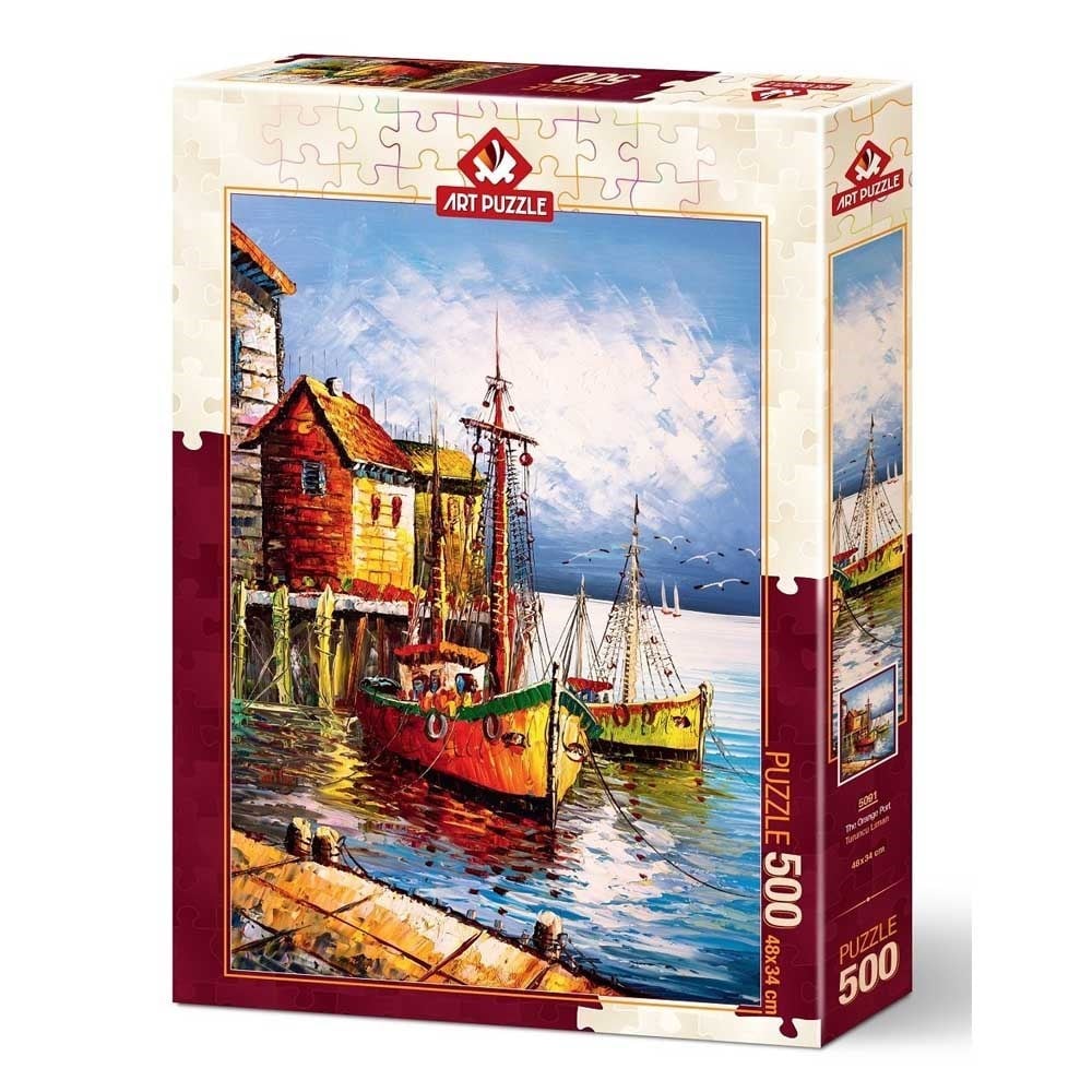 Art Puzzle Turuncu Liman 500 Parça Puzzle-500 Parça Puzzle