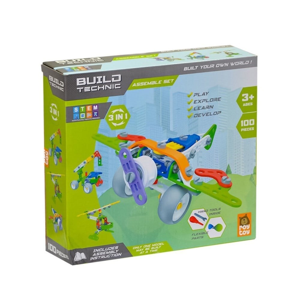 Asya Oyuncak Yapboz Araçlar Sök Tak 4100301-1-Kumandasız Arabalar