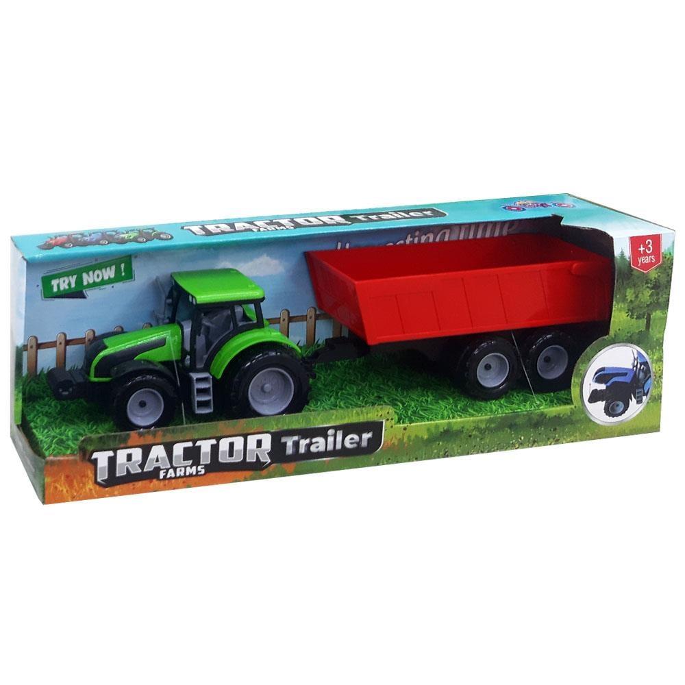 Ayatoys Oyuncak Römorklu Traktör 40111-Oyuncak Kamyon