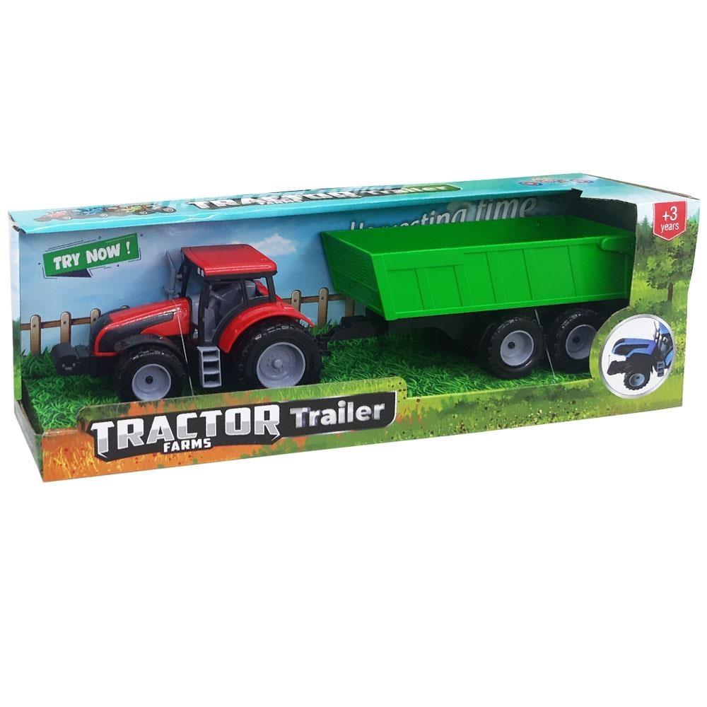 Ayatoys Oyuncak Römorklu Traktör 40111-Oyuncak Kamyon