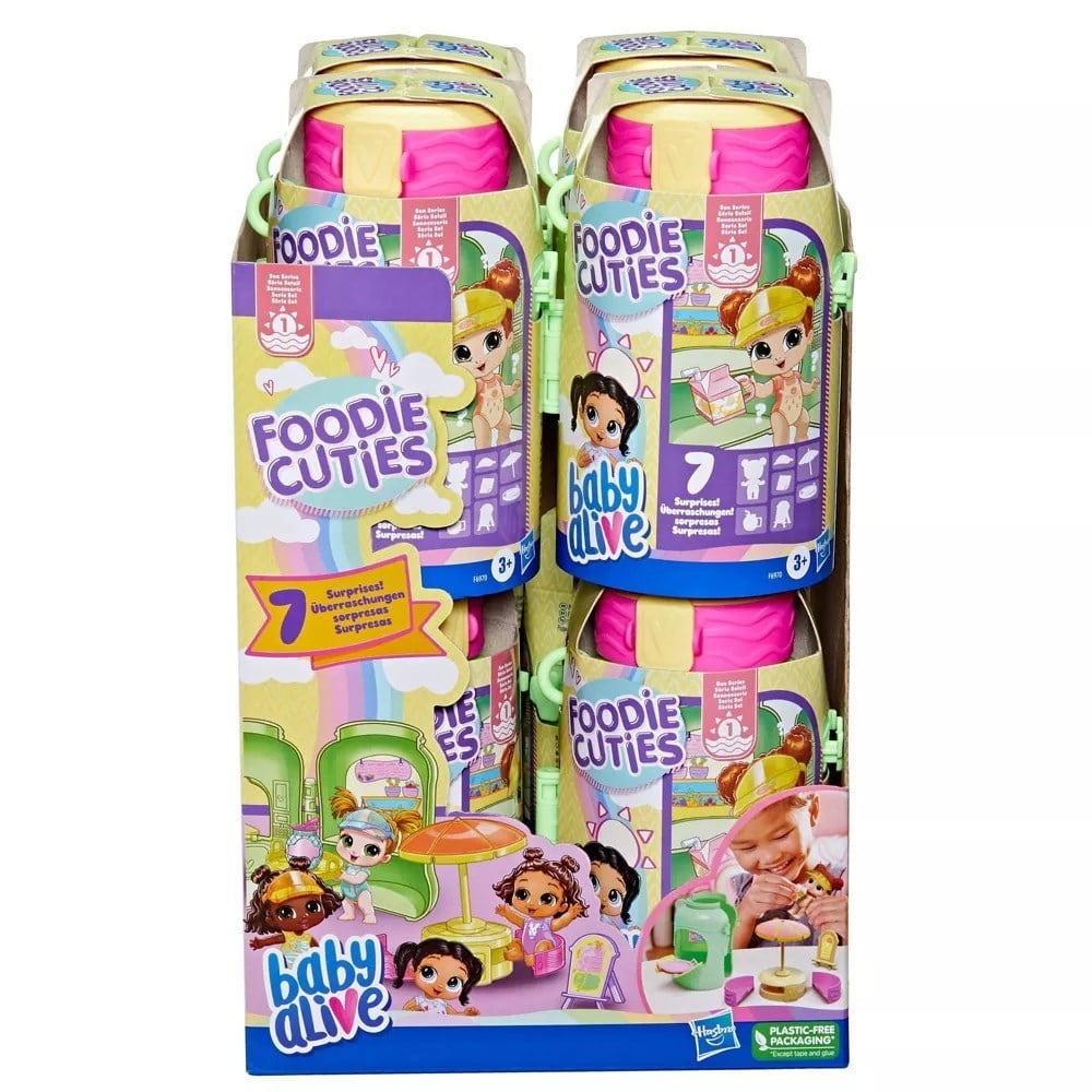 Baby Alive Foodie Cuties Sürpriz Matara F6970-Kız Oyun Setleri