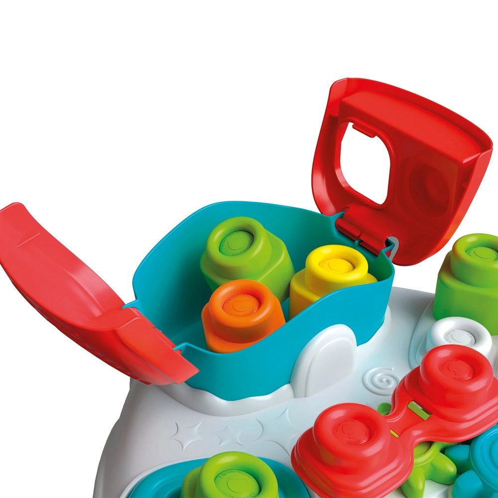 Baby Clementoni Soft Clemmy - Yumuşak Blok Duyusal Aktivite Masası-Eğitici Bebek Oyuncakları