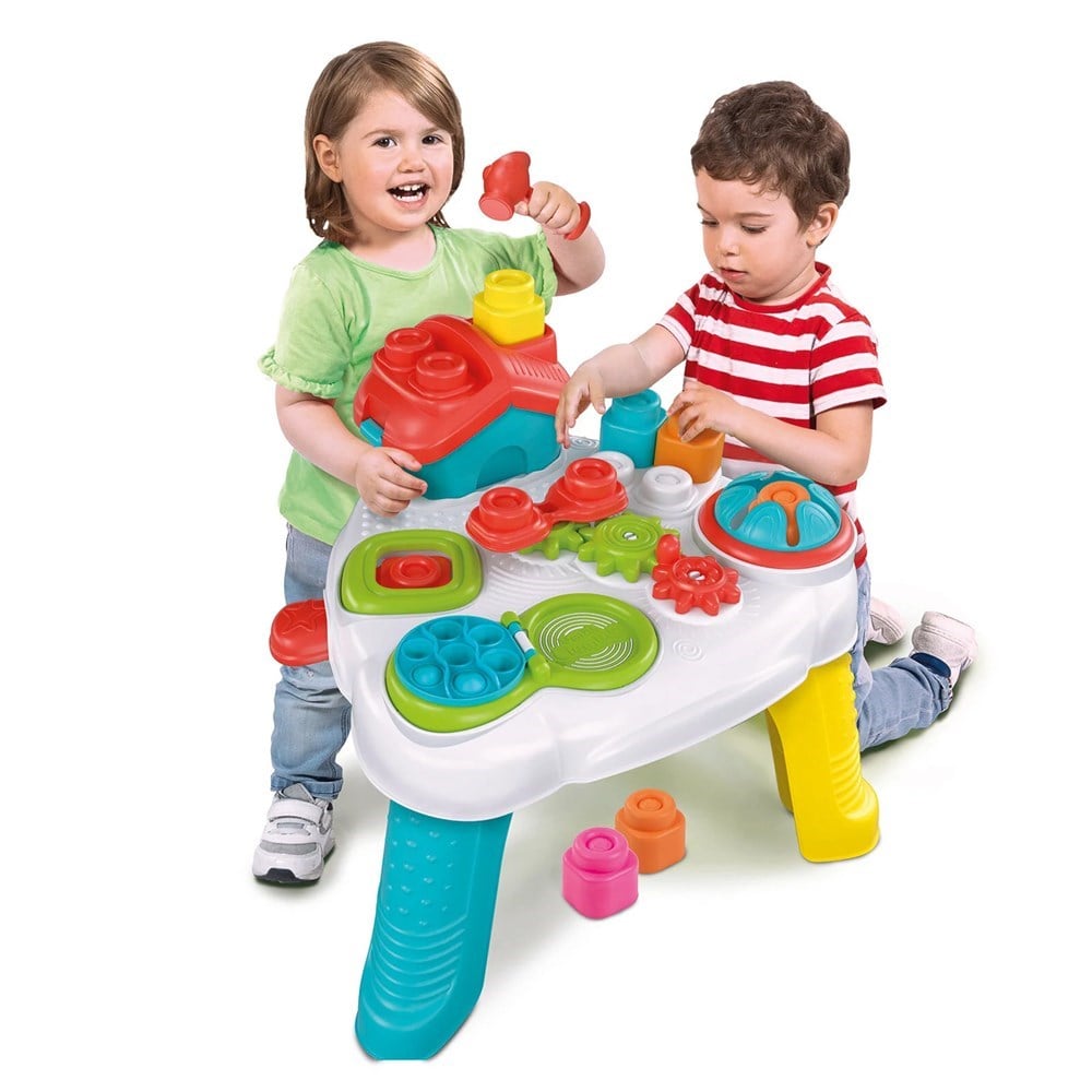 Baby Clementoni Soft Clemmy - Yumuşak Blok Duyusal Aktivite Masası-Eğitici Bebek Oyuncakları