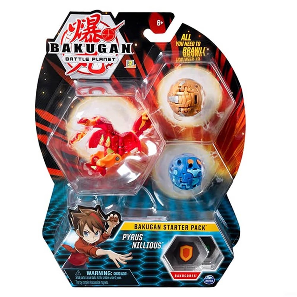 Bakugan Başlangıç Paketi Seti-Karakter Figürleri