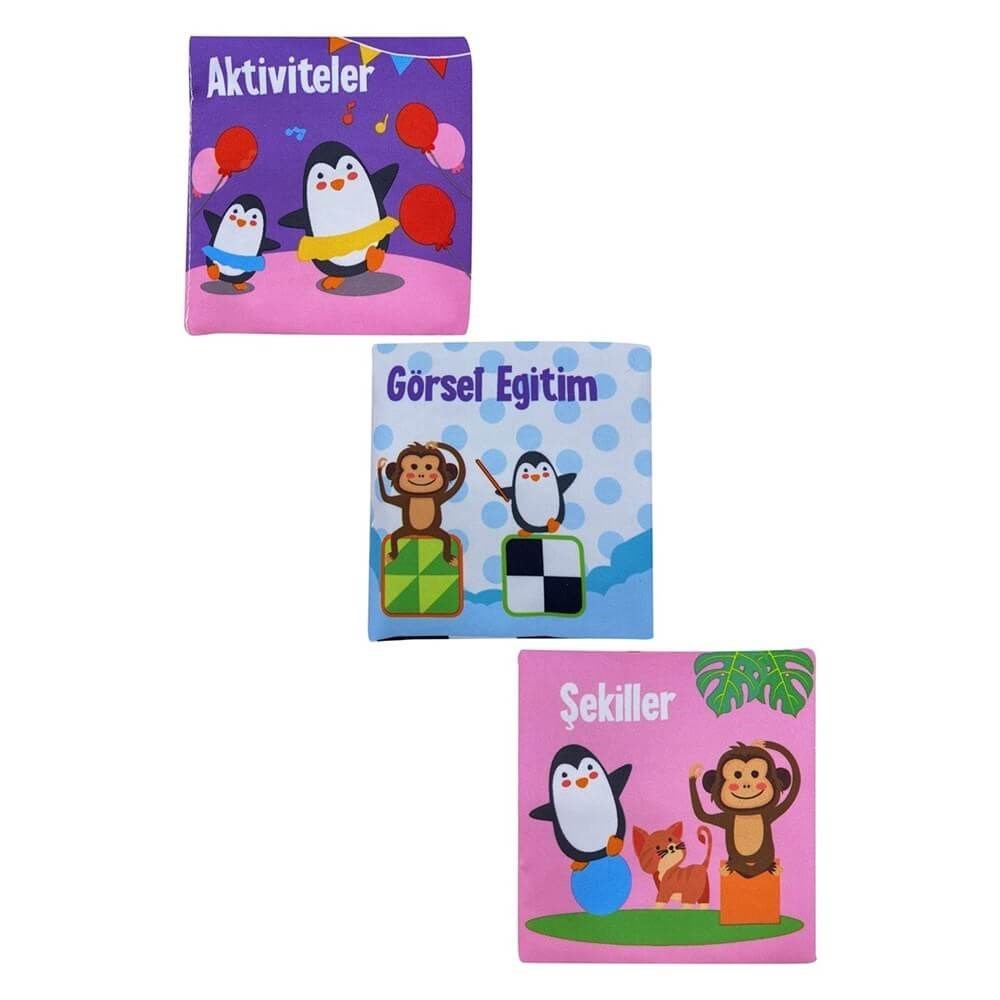 Bebeğimin İlk Kitapçık Seti - 6 Adet-Eğitici Bebek Oyuncakları