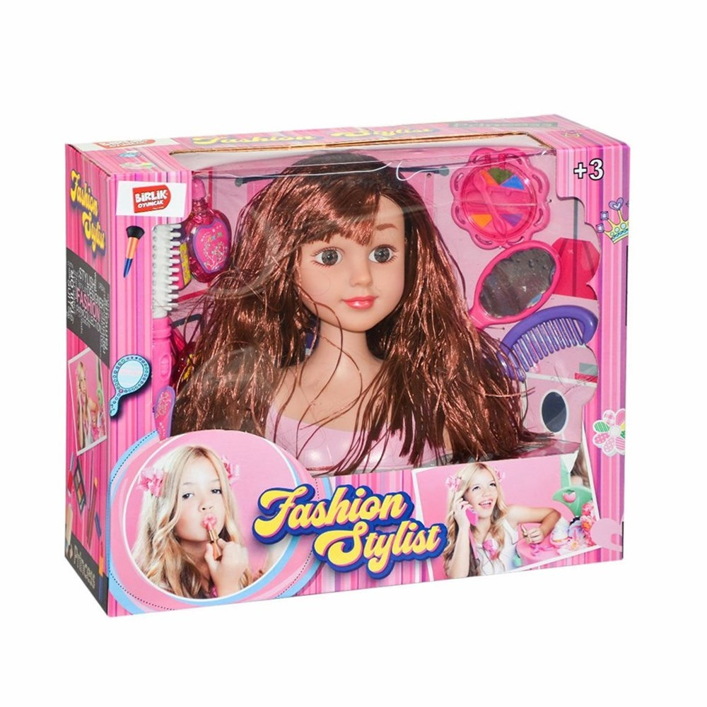 Birlik Oyuncak Büst Bebek Güzellik Seti 13B-13S-Kız Oyun Setleri
