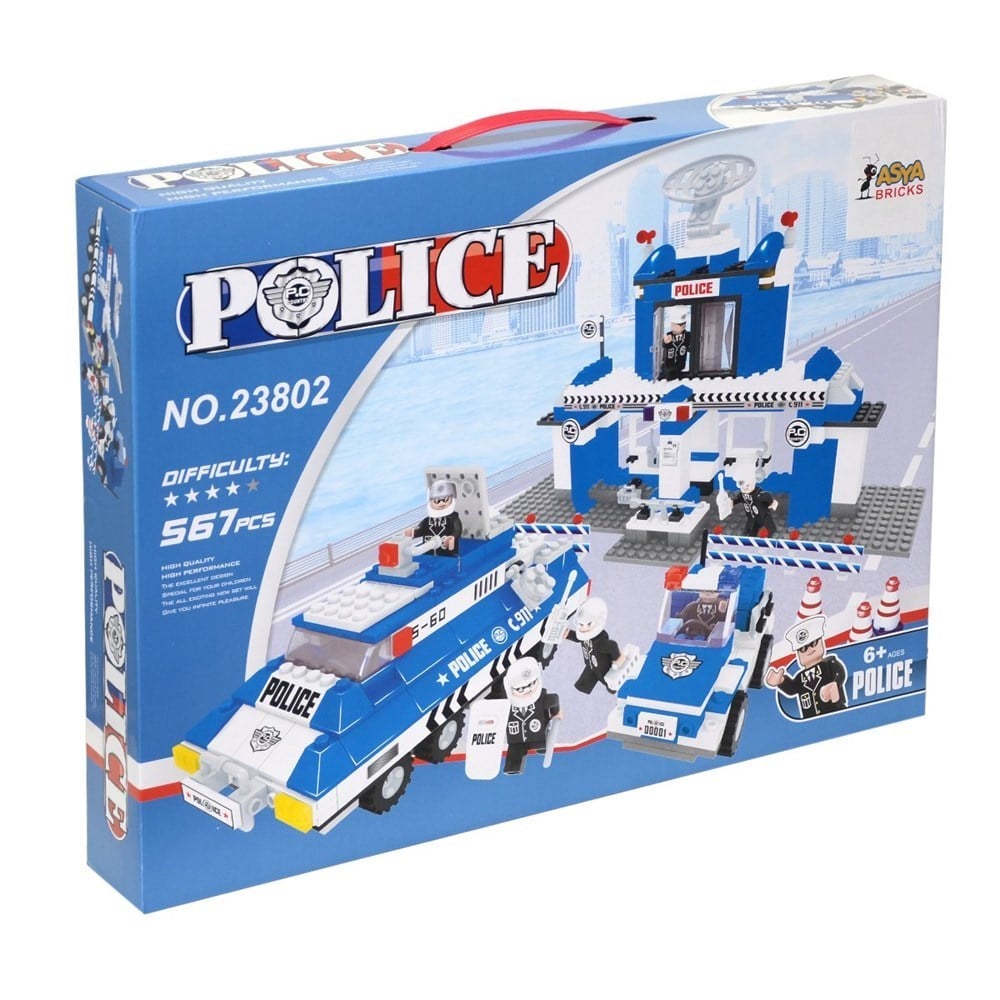 Brick Polis Blok Seti 567 Parça 0131-23802-Erkek Oyun Setleri