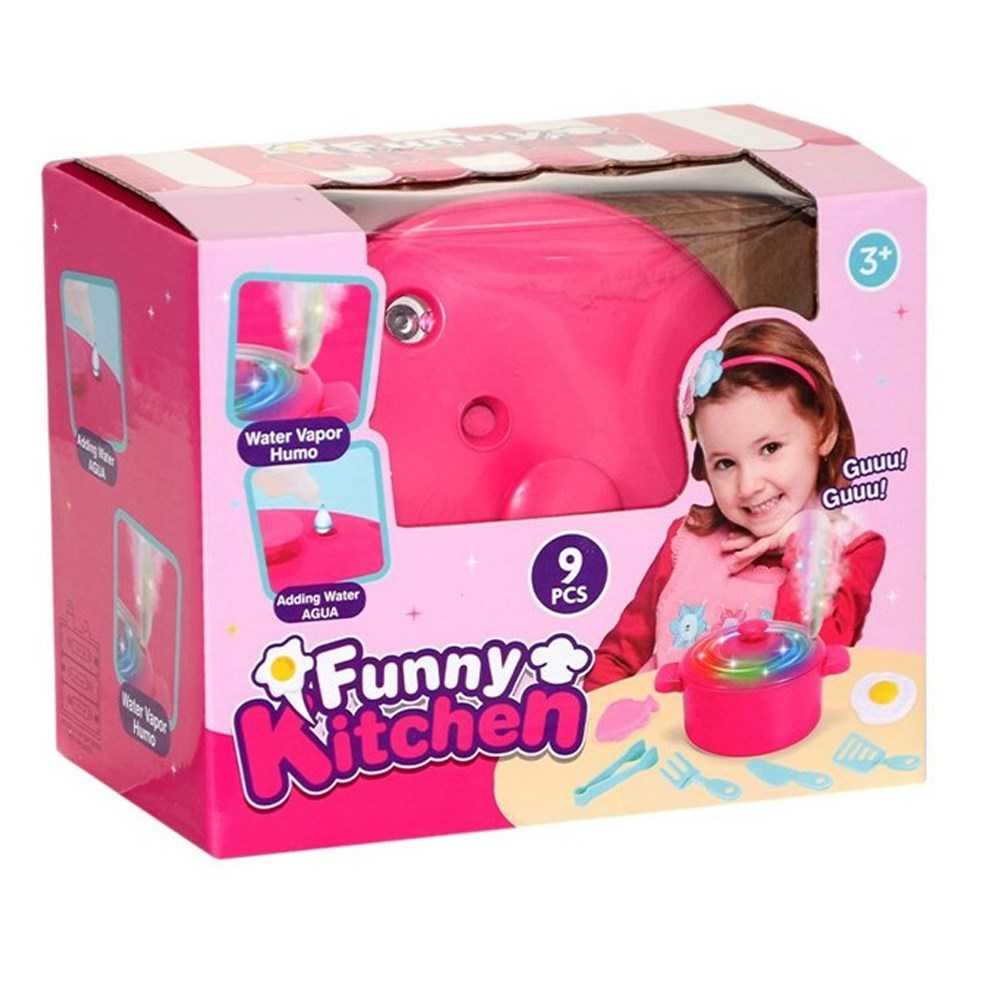 Buharlı Tencere Mutfak Seti 018-73-Kız Oyun Setleri