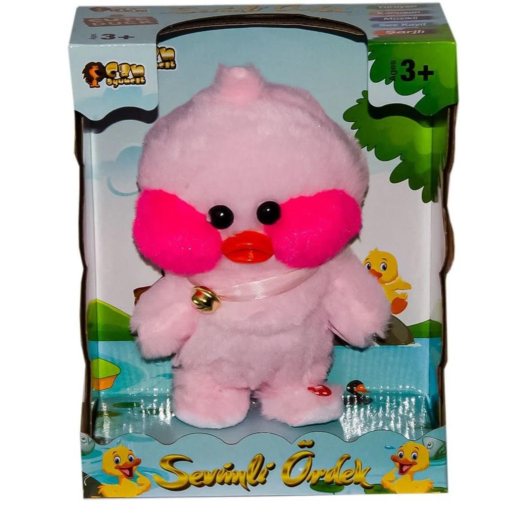 Can Oyuncak Ördek Sesli Müzikli CN1905-Peluş Oyuncaklar