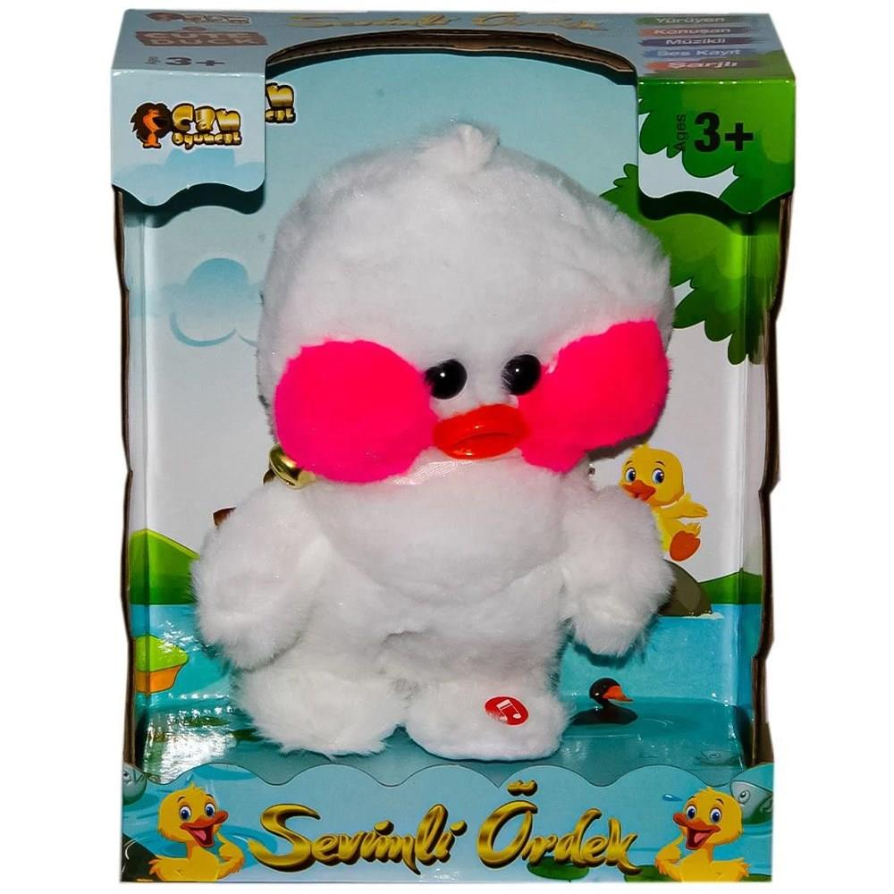 Can Oyuncak Ördek Sesli Müzikli CN1905-Peluş Oyuncaklar