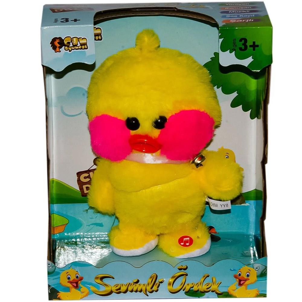 Can Oyuncak Ördek Sesli Müzikli CN1905-Peluş Oyuncaklar