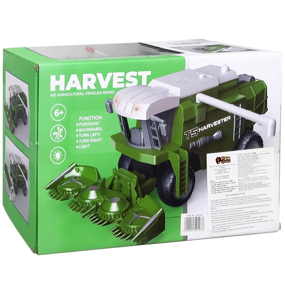 Can Oyuncak Uzaktan Kumandalı Şarjlı Biçerdöver CR1925-Oyuncak Kamyon
