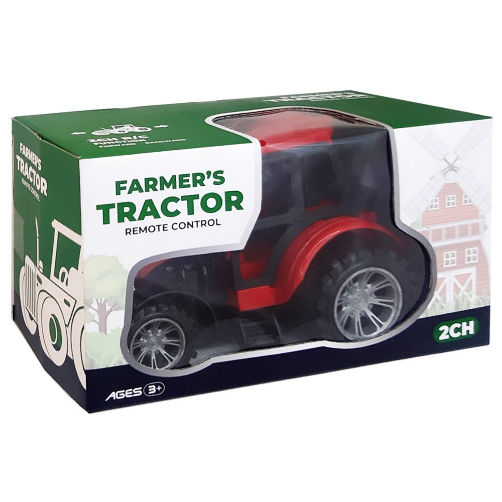 Can Oyuncak Yarım Fonksiyonlu Traktör CR1912-Kumandalı İş Makineleri