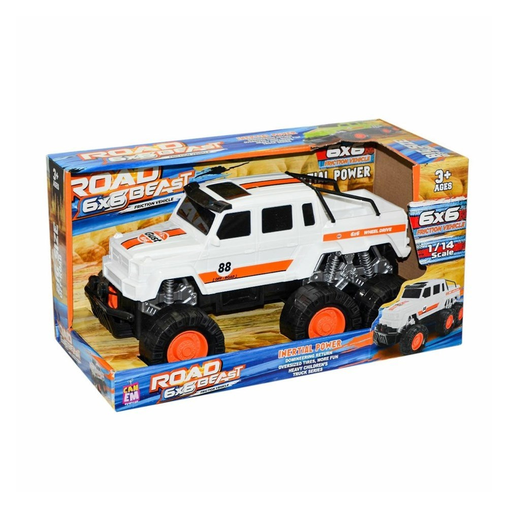 Canem Oyuncak Of Road Sürtmeli Pikap 36 Cm 6x6 CNM41-Oyuncak Kamyon