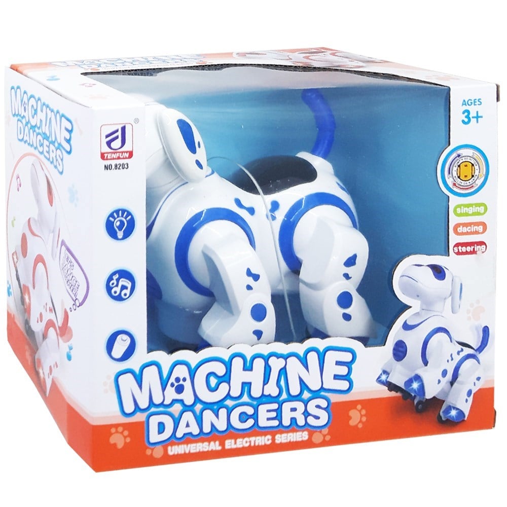 Canem Oyuncak Pilli Işıklı Müzikli Robot Köpek 8203-Oyuncak Robotlar