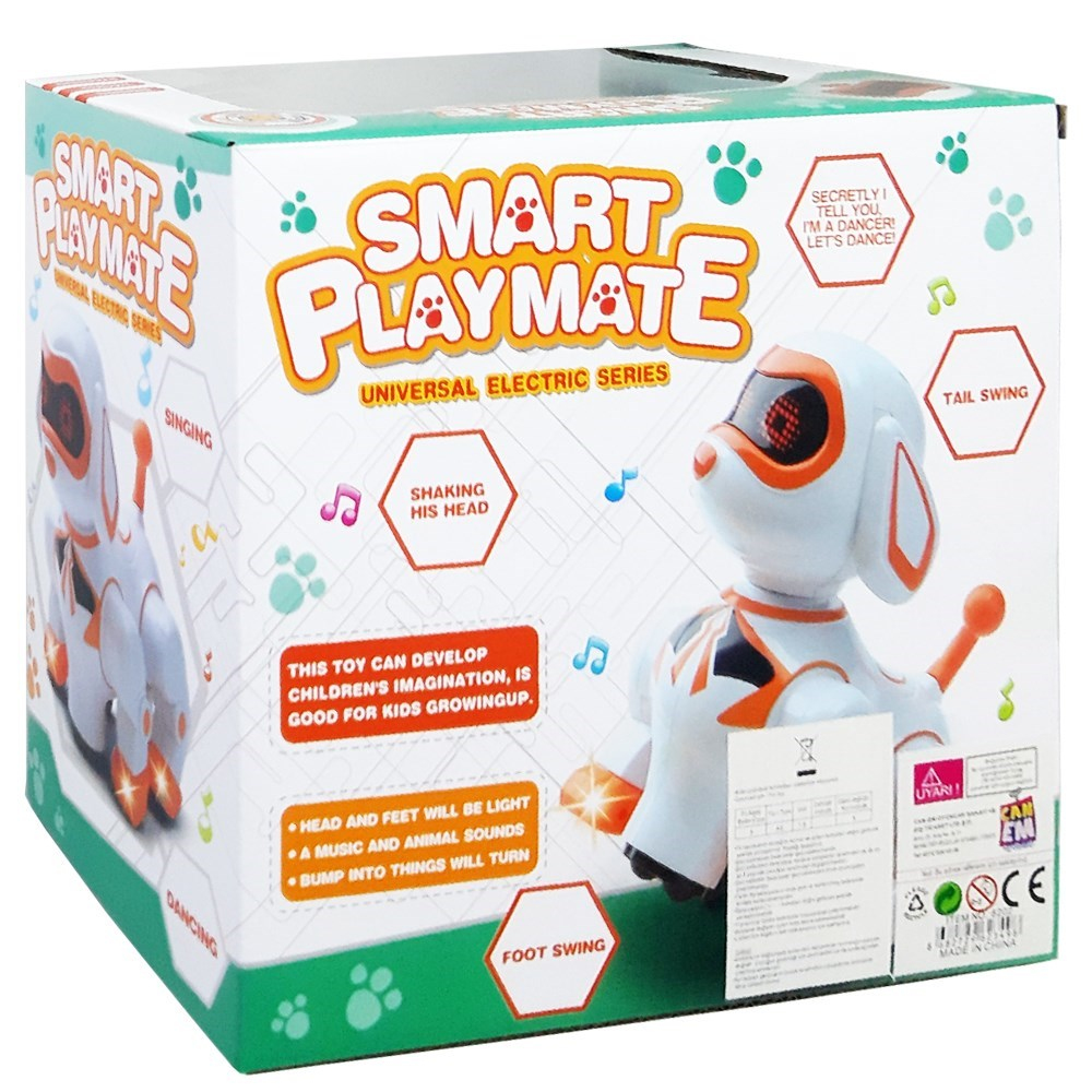 Canem Oyuncak Pilli Işıklı Müzikli Robot Köpek 8202-Oyuncak Robotlar
