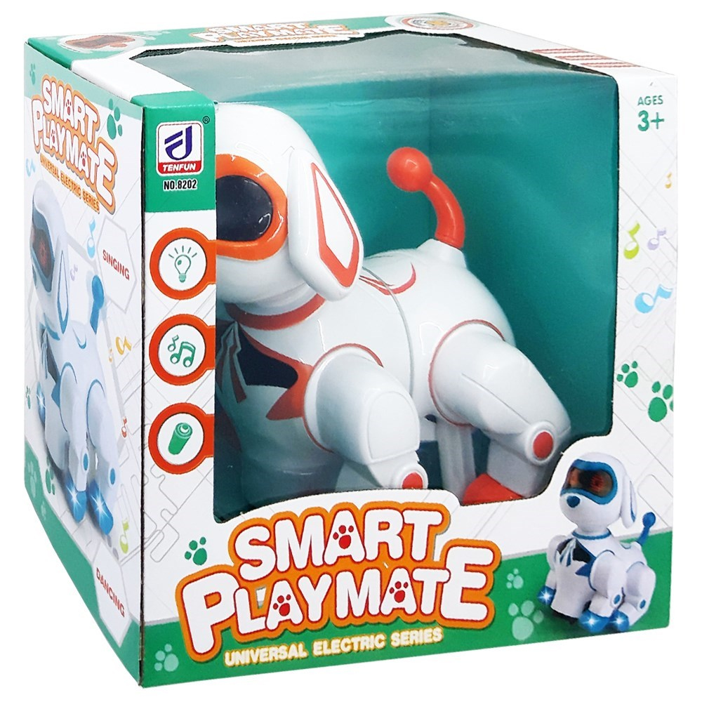 Canem Oyuncak Pilli Işıklı Müzikli Robot Köpek 8202-Oyuncak Robotlar