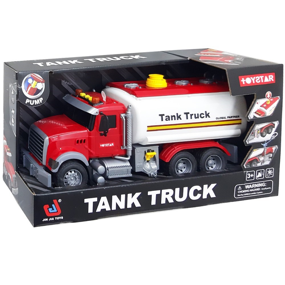 Canem Oyuncak Pilli Sesli Işıklı Su Tankeri 666-59P-Oyuncak Kamyon