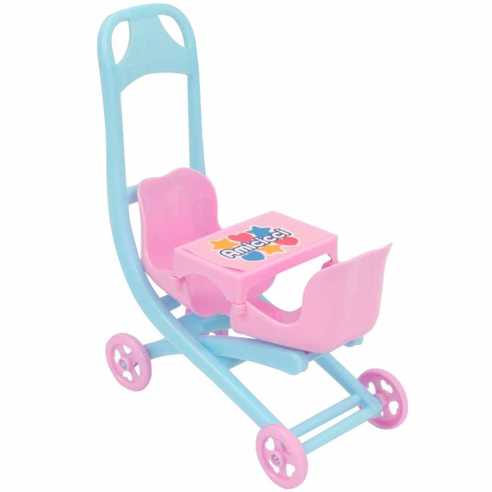 Cicciobello Amicci İkili Bebek Arabası CC019000-Kız Oyun Setleri