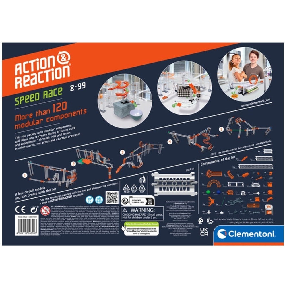 Clementoni Action & Reaction Hız Yarışı 59303-Akıl Oyunları