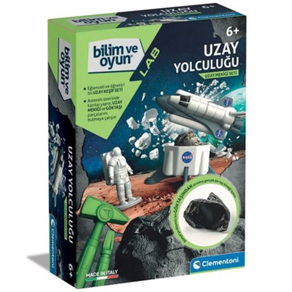 Clementoni Bilim ve Oyun Uzay Yolculuğu Uzay Mekiği Seti 64191-Akıl Oyunları