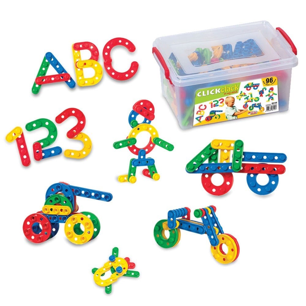 Click Clack Puzzle Küçük Box 96 Parça 03144-Lego Oyuncak