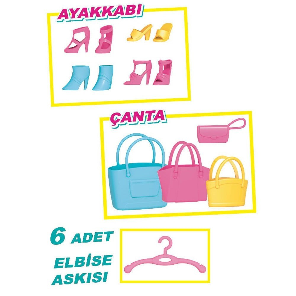 Dede Oyuncak Linda'nın Gardrobu 03783-Kız Oyun Setleri