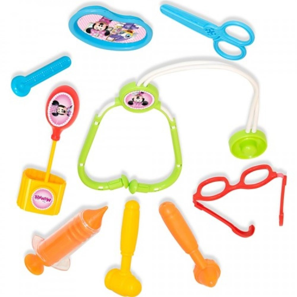 Dede Oyuncak Minnie Mouse Bavulum Doktor Set 03481-Kız Oyun Setleri