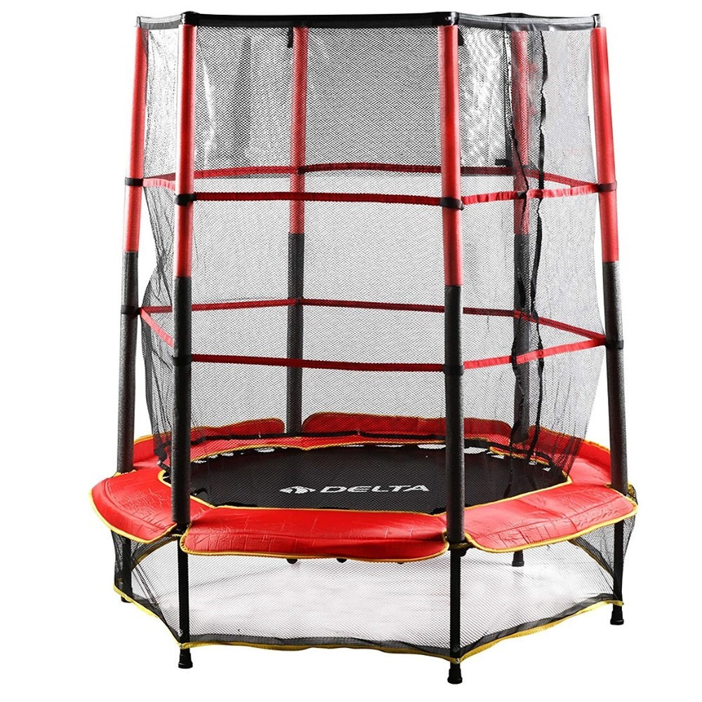 Delta Oyuncak 140 Cm Deluxe Trambolin Kırmızı-Bahçe Oyuncakları