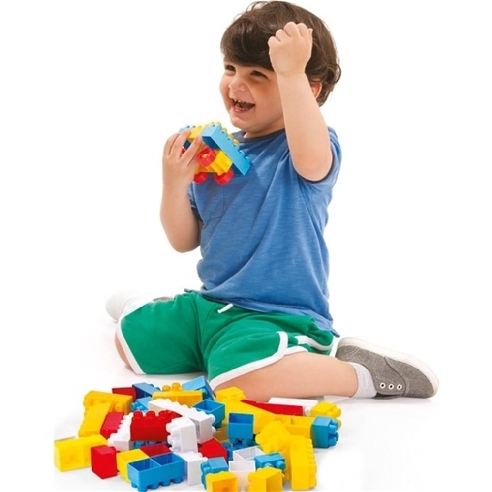 Dolu Renkli Bloklar 85 Parça-Lego Oyuncak
