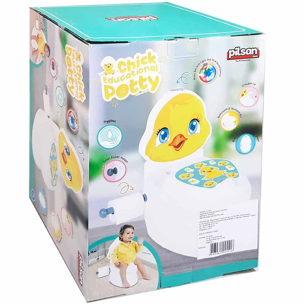 Eğitici Işıklı Sesli Civciv Klozet 07564-Eğitici Bebek Oyuncakları