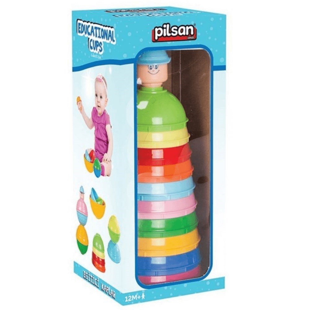 Eğitici Renkli Kaplar-Eğitici Bebek Oyuncakları