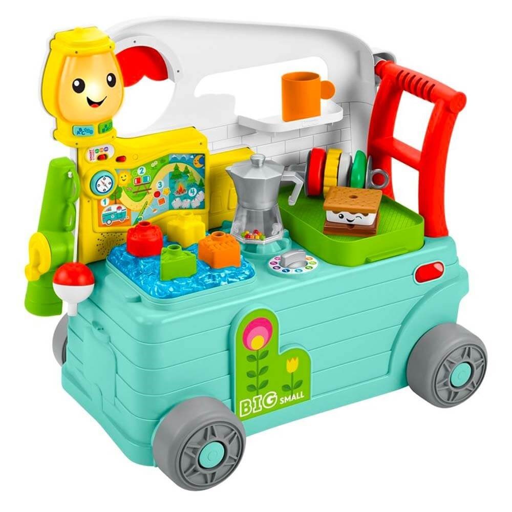 Fisher Price 3 ü 1 Arada Karavan Türkçe Ve İngilizce-Eğitici Bebek Oyuncakları