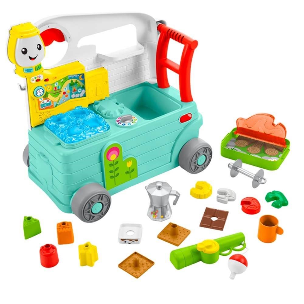 Fisher Price 3 ü 1 Arada Karavan Türkçe Ve İngilizce-Eğitici Bebek Oyuncakları
