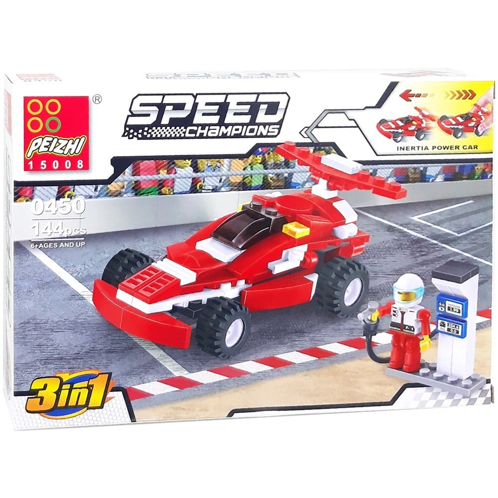Formula Aracı Blok Seti 144 Parça 6+ 0450-Lego Oyuncak