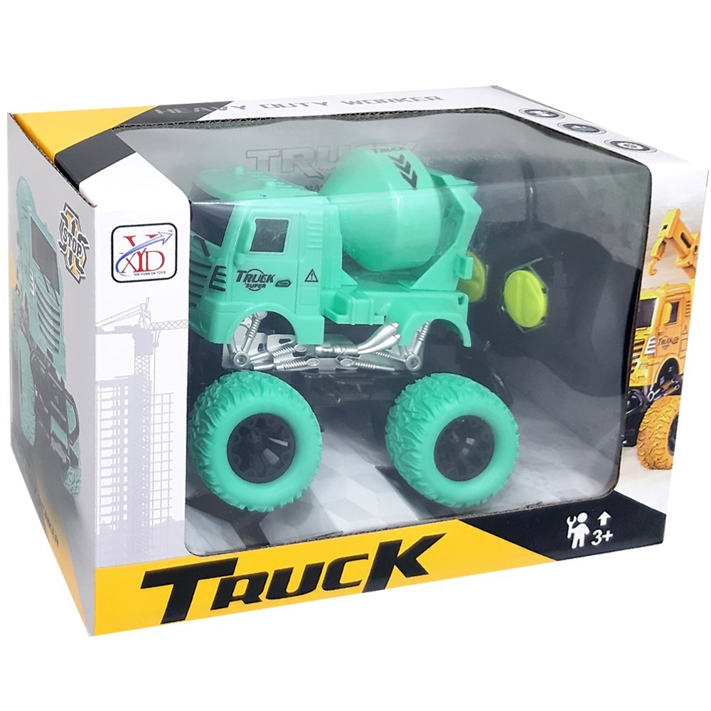 Full Foksiyonlu Canavar Kamyon 13 Cm 1:22 USB Şarjlı 588-21A-Kumandalı İş Makineleri